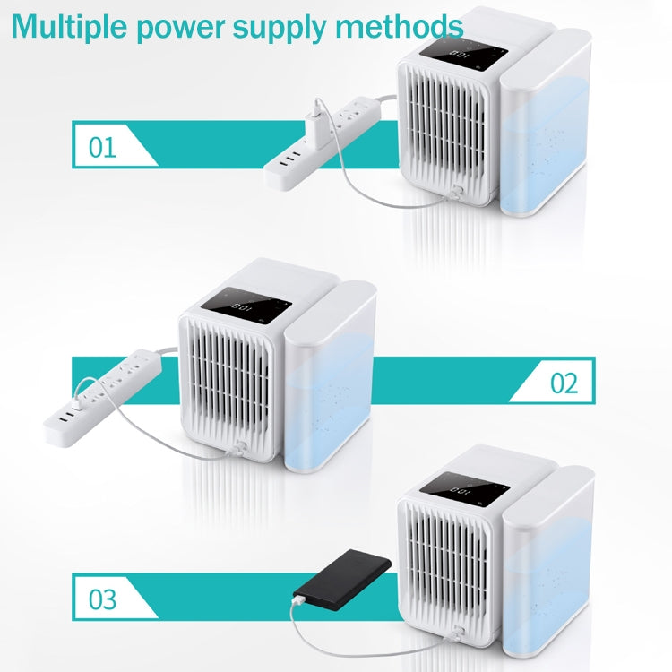 3 in 1 Refrigeration + Humidification + Purification Air Cooler Desktop Cooling Fan Ordinary Version