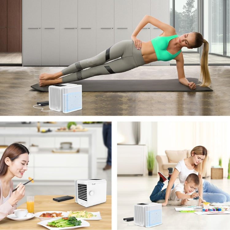 3 in 1 Refrigeration + Humidification + Purification Air Cooler Desktop Cooling Fan Ordinary Version