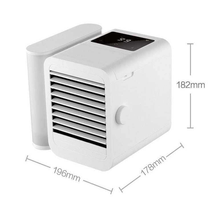 3 in 1 Refrigeration + Humidification + Purification Air Cooler Desktop Cooling Fan with Colorful Light