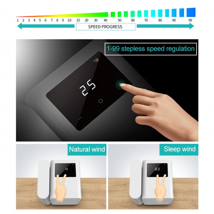 3 in 1 Refrigeration + Humidification + Purification Air Cooler Desktop Cooling Fan with Colorful Light