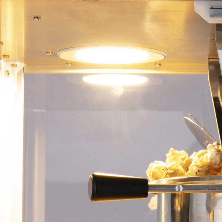 [US Warehouse] 120V-60Hz 850W 8oz Single Door Large Capacity Retro Popcorn Machine, Size: 43.6x37x58.8cm