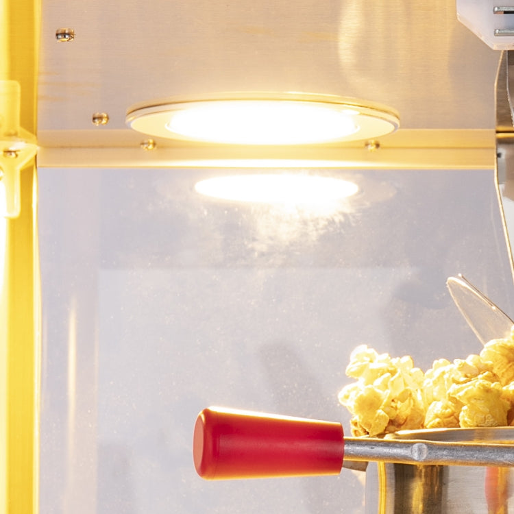 [US Warehouse] 120V-60Hz 850W 8oz Double Door Large Capacity Retro Popcorn Machine, Size: 52x45x62cm