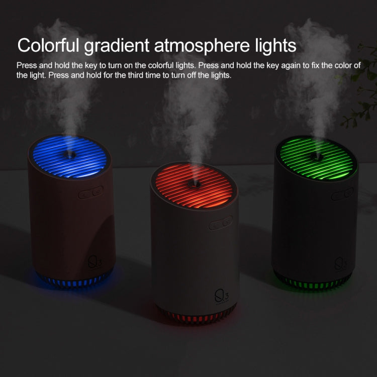 QW-Q3 Household Office Portable Mini USB Charging Colorful Lights Humidifier