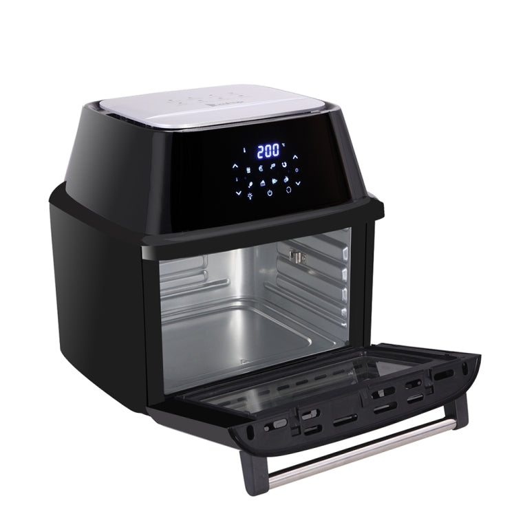 [UK Warehouse] 1800W 220V 16L Smart Touch Screen Air Fryer Household Oil-free Electric Fryer Fully Automatic French Fries Machine Smart Oven with Visible Window & Lighting, UK Plug