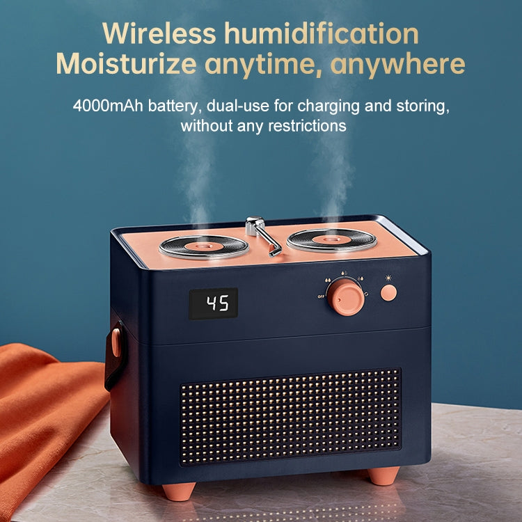 WT-H32 Turntable Style Dual Nozzle Sprayer 1.3L Large Capacity Air Humidifier Mist Water Diffuser (White)