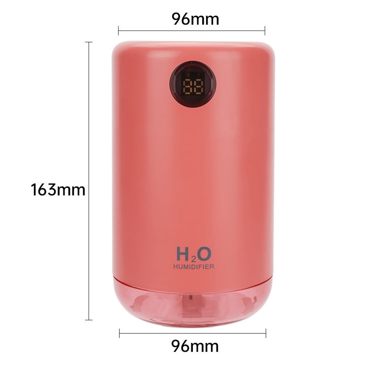 D21 500ML Time Display Air Humidifier Night Light Ultrasonic Mist Sprayer Air Purifier
