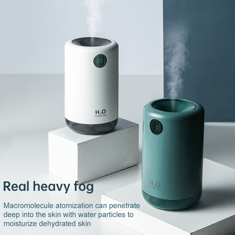 D21 500ML Time Display Air Humidifier Night Light Ultrasonic Mist Sprayer Air Purifier