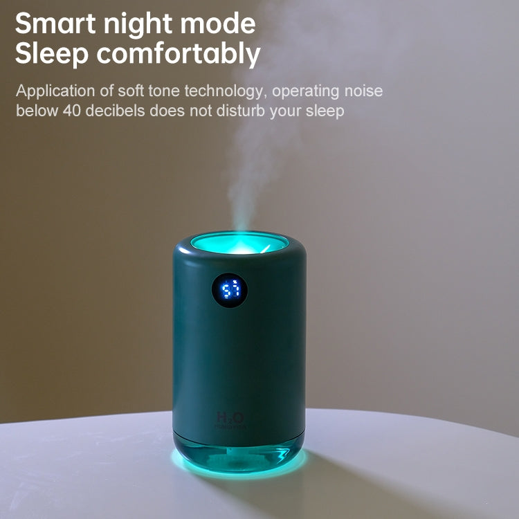 D21 500ML Time Display Air Humidifier Night Light Ultrasonic Mist Sprayer Air Purifier