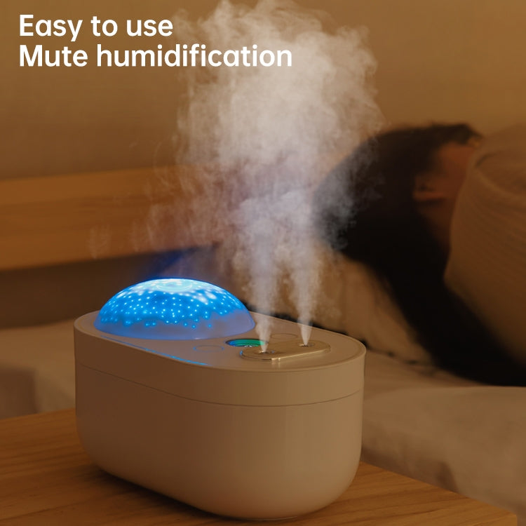 A-69 1000ML Dual-Nozzle Sprayer Projection Light Air Humidifier Nano Mist Sprayer Air Purifier