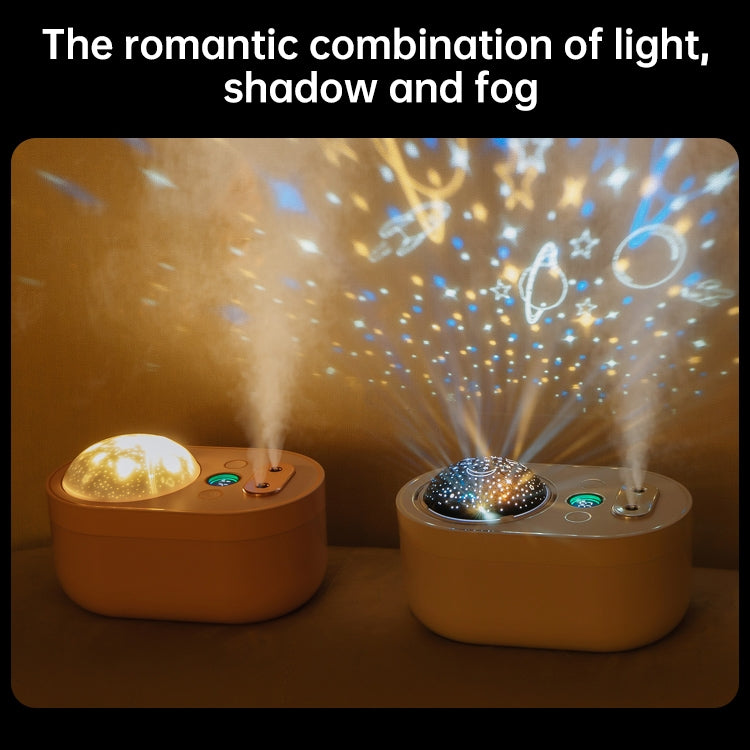 A-69 1000ML Dual-Nozzle Sprayer Projection Light Air Humidifier Nano Mist Sprayer Air Purifier