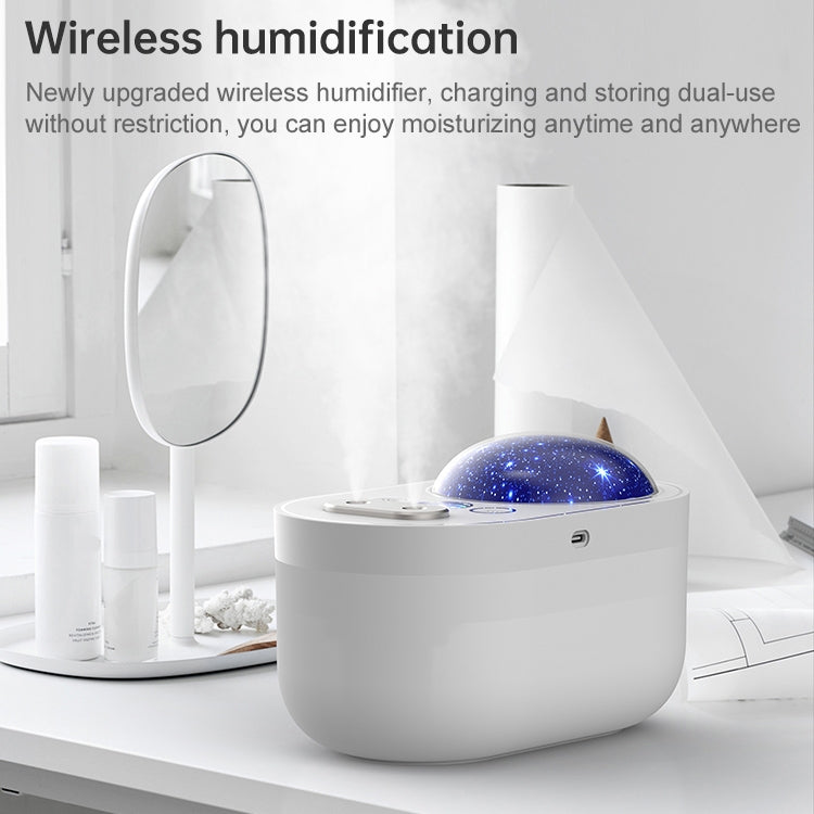A-69 1000ML Dual-Nozzle Sprayer Projection Light Air Humidifier Nano Mist Sprayer Air Purifier