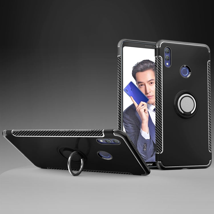 Anti-fall Magnetic Case with 360 Degree Rotating Armor Ring for Huawei Honor Note 10