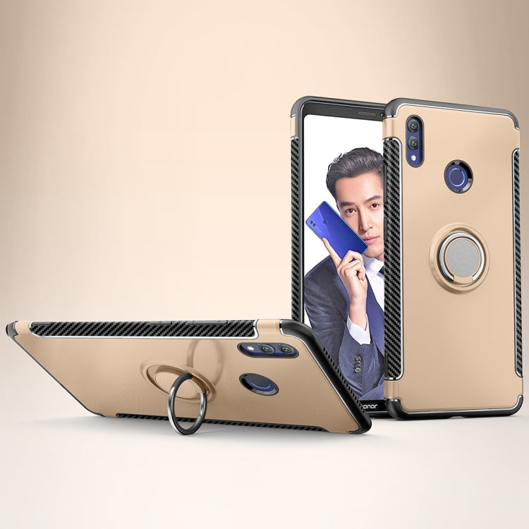 Anti-fall Magnetic Case with 360 Degree Rotating Armor Ring for Huawei Honor Note 10
