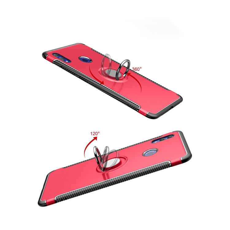 Anti-fall Magnetic Case with 360 Degree Rotating Armor Ring for Huawei Honor Note 10