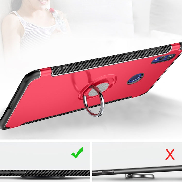 Anti-fall Magnetic Case with 360 Degree Rotating Armor Ring for Huawei Honor Note 10