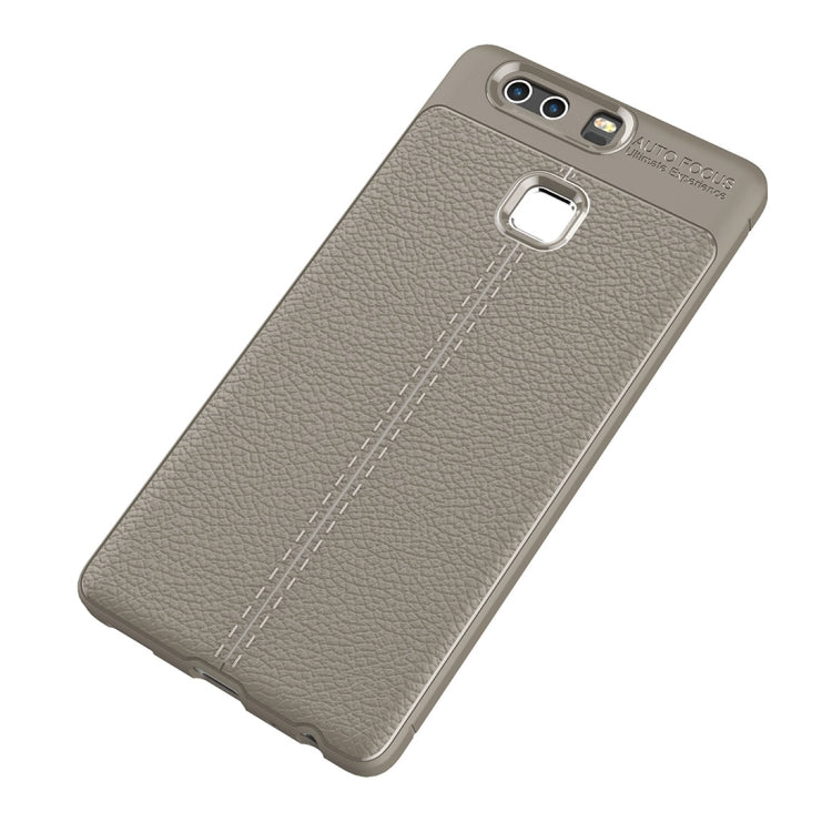 For Huawei  P9 Plus Litchi Texture TPU Protective Case