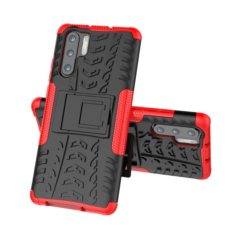 Tire Texture TPU+PC Shockproof Case for Huawei P30 Pro, with Holder