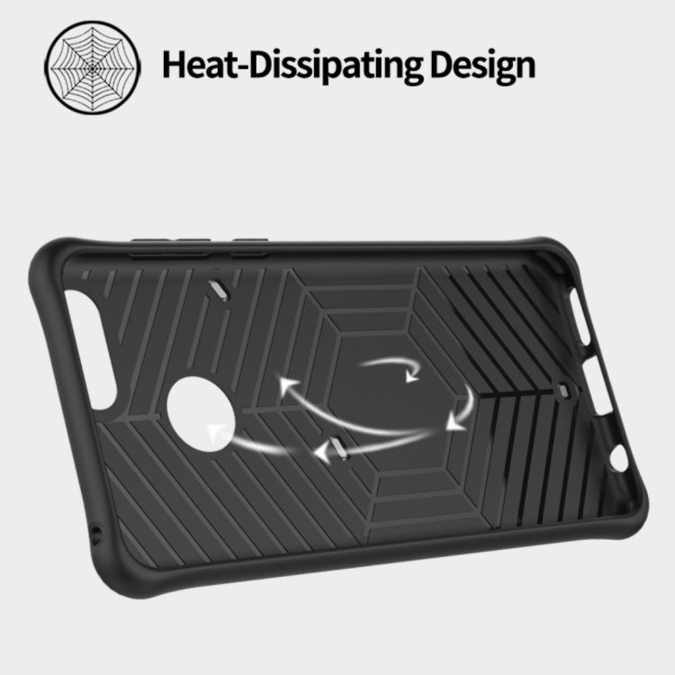 For Huawei  Honor 7X PC + TPU Dropproof Sniper Hybrid Protective Back Cover Case with 360 Degree Rotation Holder