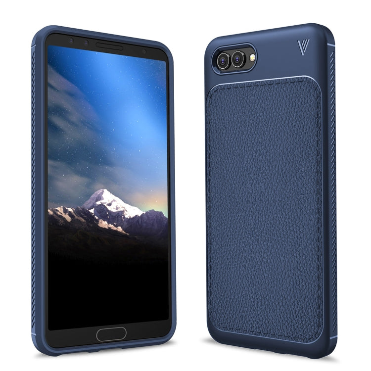 Lenuo for  Leshen Series Huawei Nova 2s TPU Litchi Texture Dropproof Protective Back Cover Case