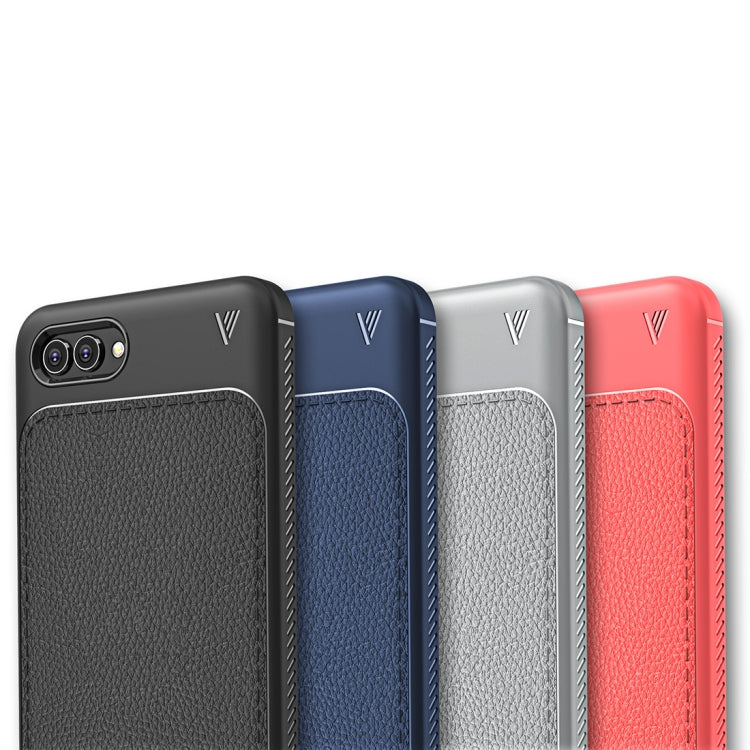 Lenuo for  Leshen Series Huawei Nova 2s TPU Litchi Texture Dropproof Protective Back Cover Case