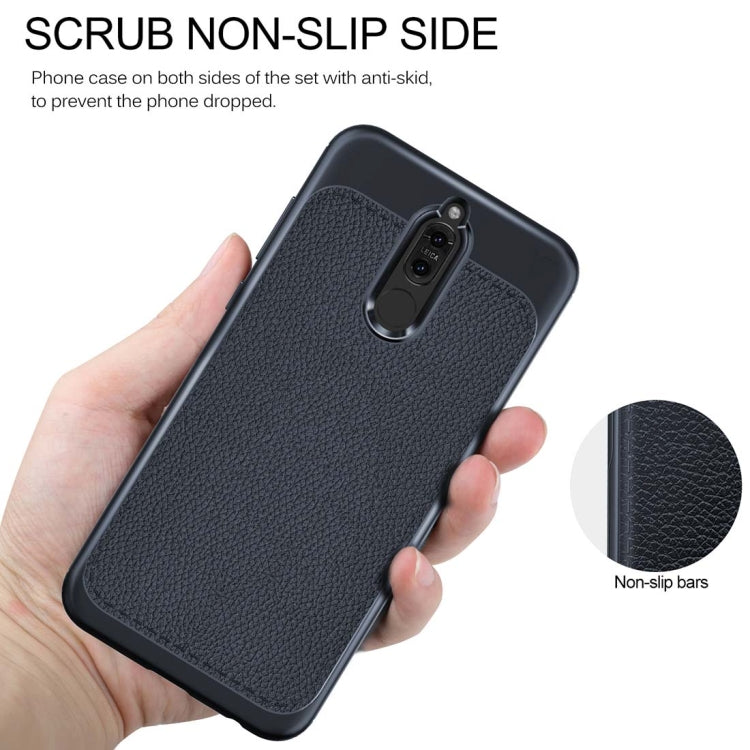 Lenuo for  Leshen Series Huawei Mate 10 Lite TPU Litchi Texture Dropproof Protective Back Cover Case