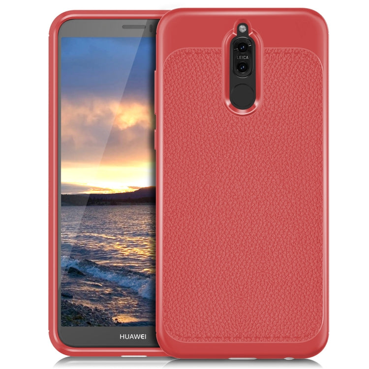 Lenuo for  Leshen Series Huawei Mate 10 Lite TPU Litchi Texture Dropproof Protective Back Cover Case