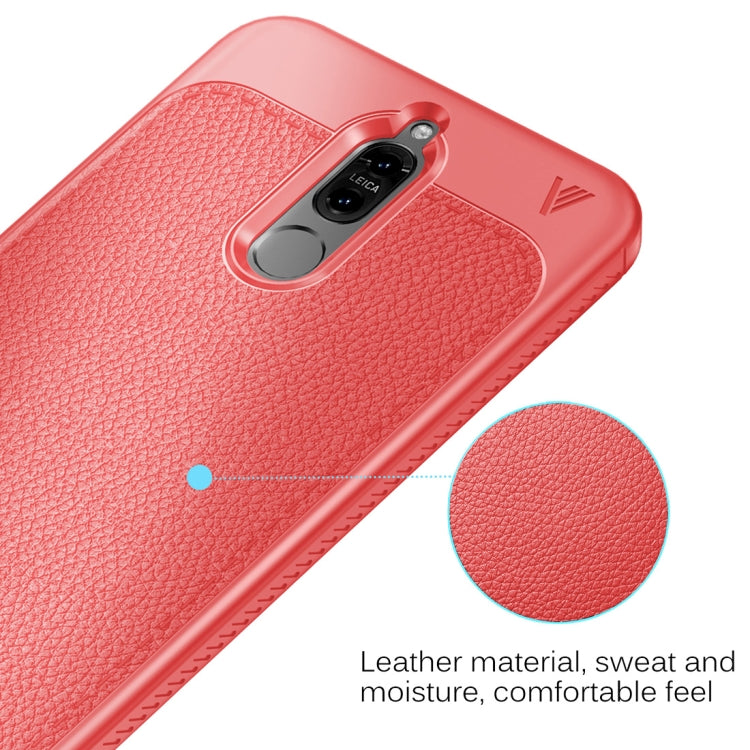 Lenuo for  Leshen Series Huawei Mate 10 Lite TPU Litchi Texture Dropproof Protective Back Cover Case