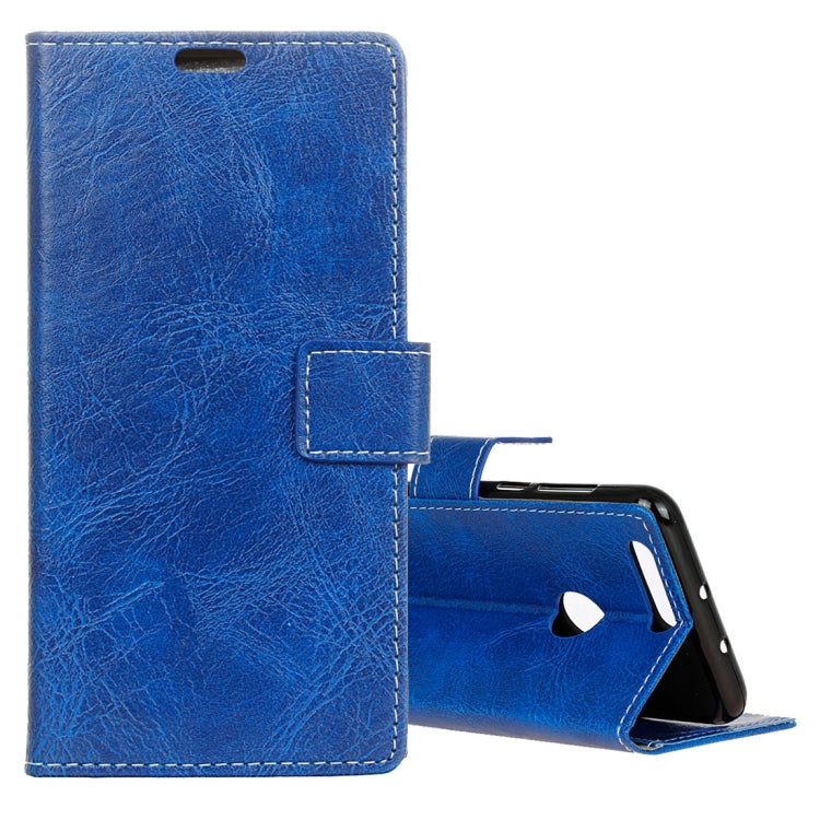 For Huawei  P smart / Enjoy 7S Retro Crazy Horse Texture Horizontal Flip Leather Case with Holder & Card Slots & Wallet & Photo