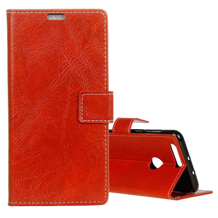 For Huawei  P smart / Enjoy 7S Retro Crazy Horse Texture Horizontal Flip Leather Case with Holder & Card Slots & Wallet & Photo