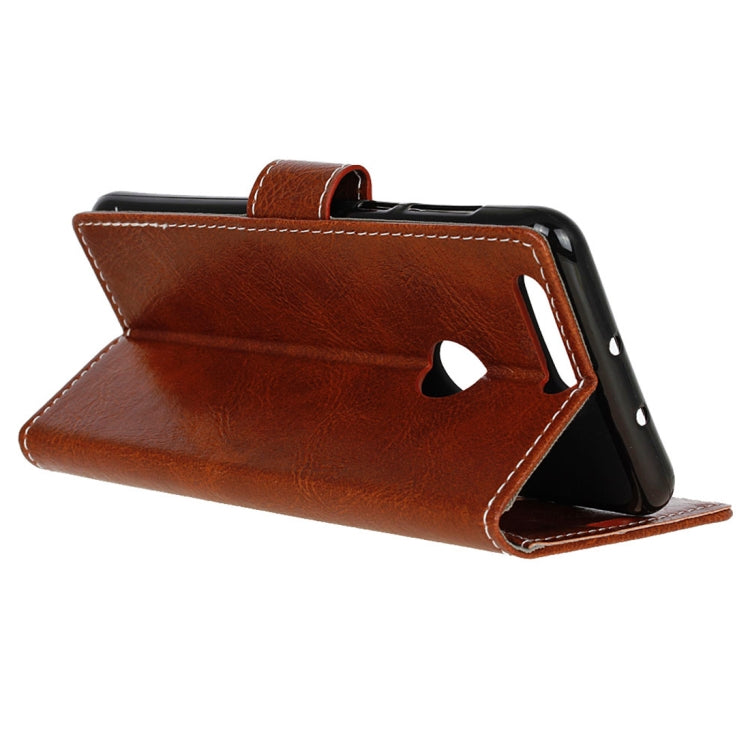 For Huawei  P smart / Enjoy 7S Retro Crazy Horse Texture Horizontal Flip Leather Case with Holder & Card Slots & Wallet & Photo