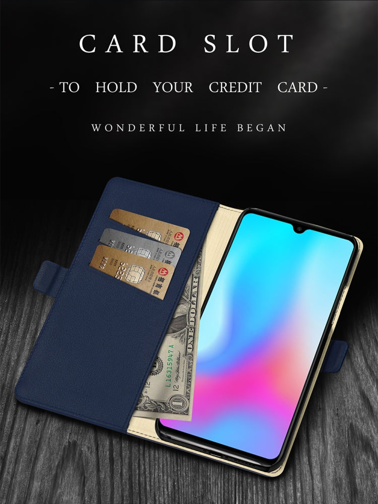 DZGOGO MILO Series PC + PU Horizontal Flip Leather Case for Huawei P30 Pro, with Holder & Card Slot & Wallet