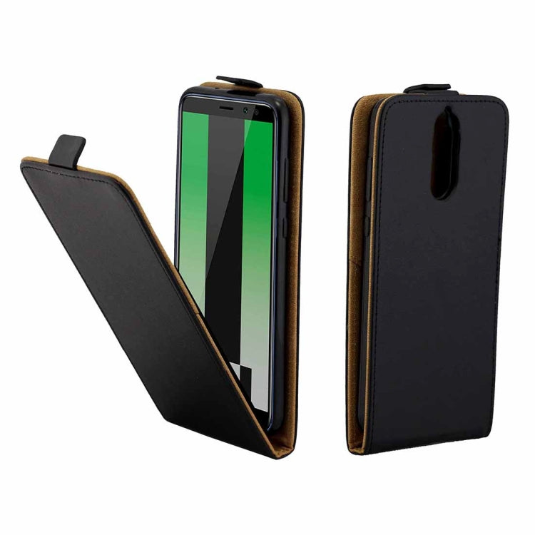 For Huawei  Mate 10 Lite TPU Business Style Vertical Flip Protective Leather Case with Card Slot (Black)