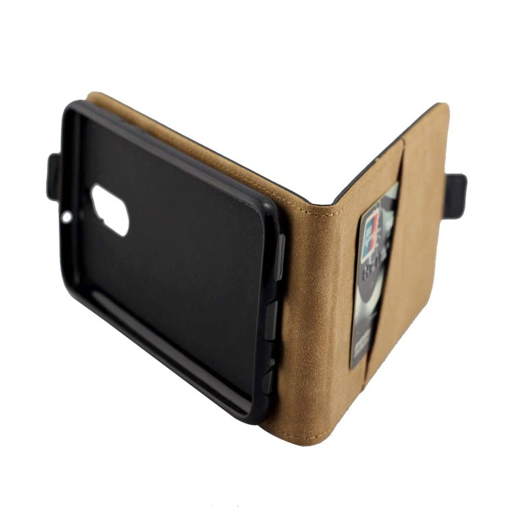 For Huawei  Mate 10 Lite TPU Business Style Vertical Flip Protective Leather Case with Card Slot (Black)