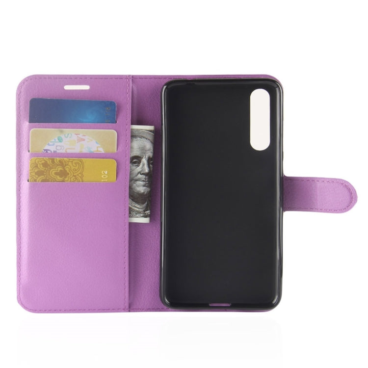 For Huawei  P20 Pro Litchi Texture Horizontal Flip Leather Case with Wallet & Holder & Card Slots