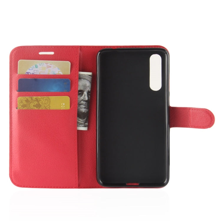 For Huawei  P20 Pro Litchi Texture Horizontal Flip Leather Case with Wallet & Holder & Card Slots