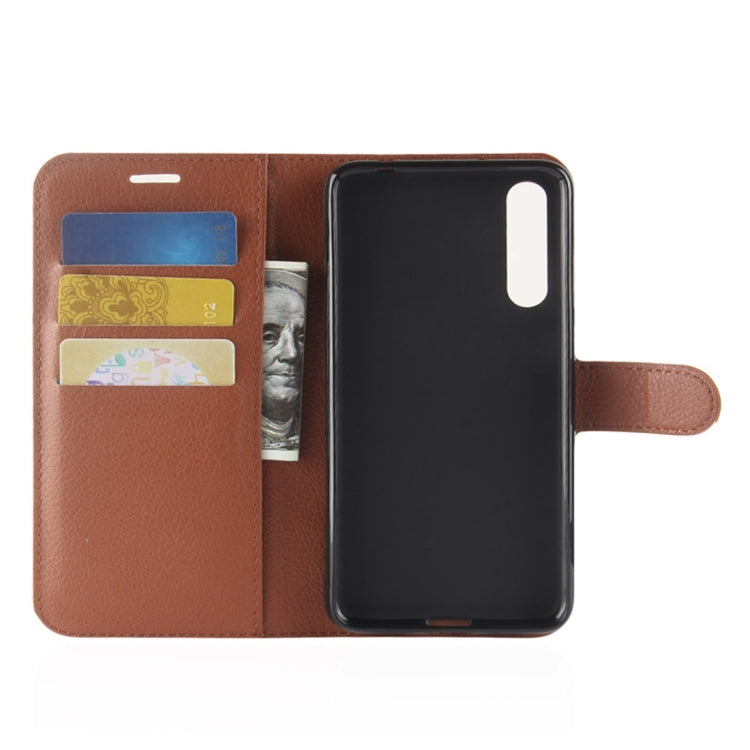For Huawei  P20 Pro Litchi Texture Horizontal Flip Leather Case with Wallet & Holder & Card Slots