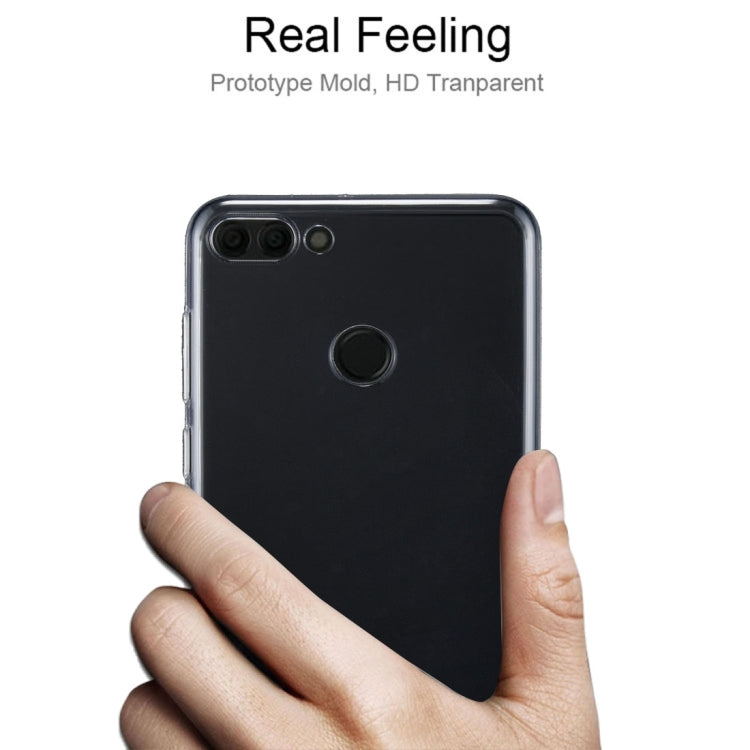 50 PCS for Huawei Y9 (2018) 0.75mm Ultra-thin Transparent TPU Protective Case