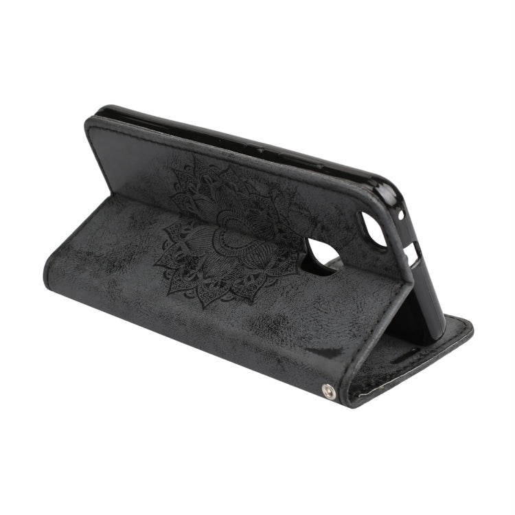 For Huawei  P10 Lite Mandragora Pattern Crystal Encrusted Horizontal Flip Leather Case with Card Slot & Holder & Wallet & Lanyard