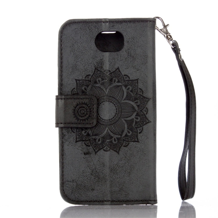 For Huawei  Y5II Mandragora Pattern Crystal Encrusted Horizontal Flip Leather Case with Card Slot & Holder & Wallet & Lanyard