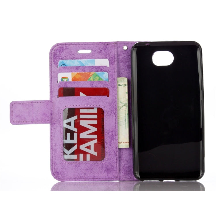 For Huawei  Y5II Mandragora Pattern Crystal Encrusted Horizontal Flip Leather Case with Card Slot & Holder & Wallet & Lanyard