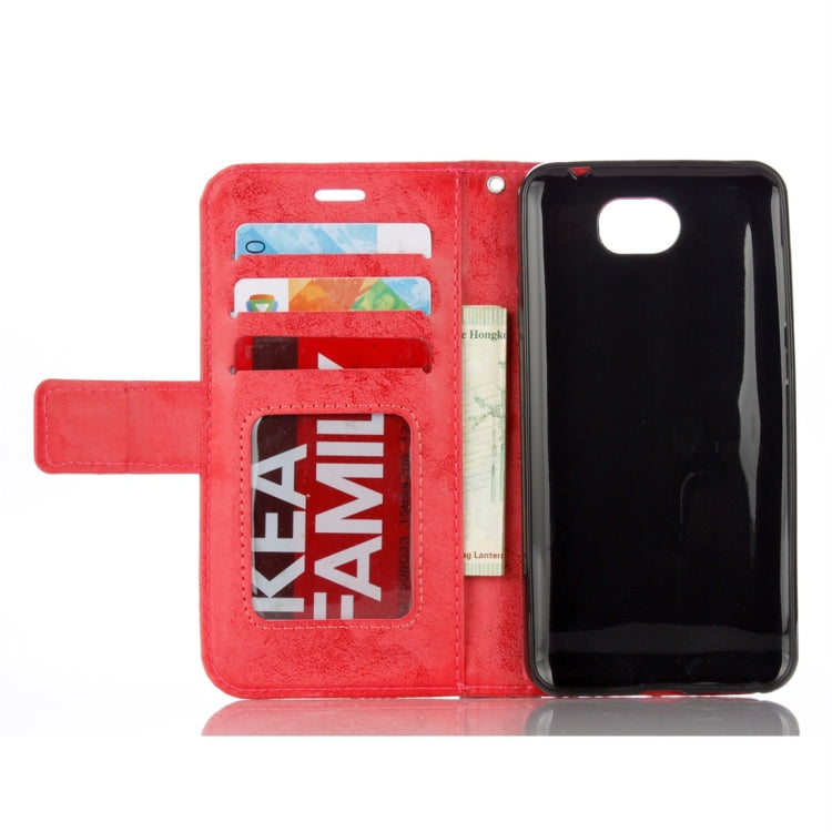 For Huawei  Y5II Mandragora Pattern Crystal Encrusted Horizontal Flip Leather Case with Card Slot & Holder & Wallet & Lanyard