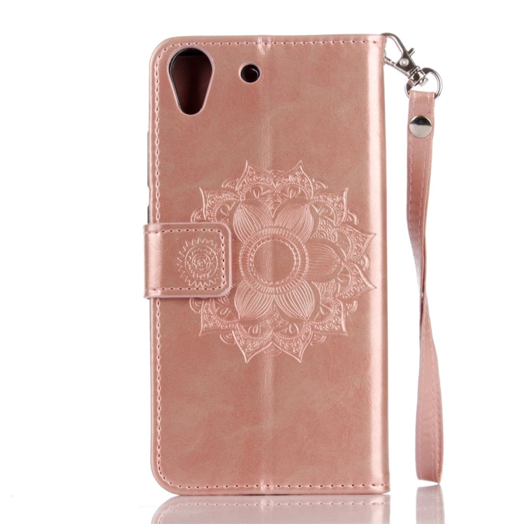 For Huawei  Y6 II Mandragora Pattern Crystal Encrusted Horizontal Flip Leather Case with Card Slot & Holder & Wallet & Lanyard