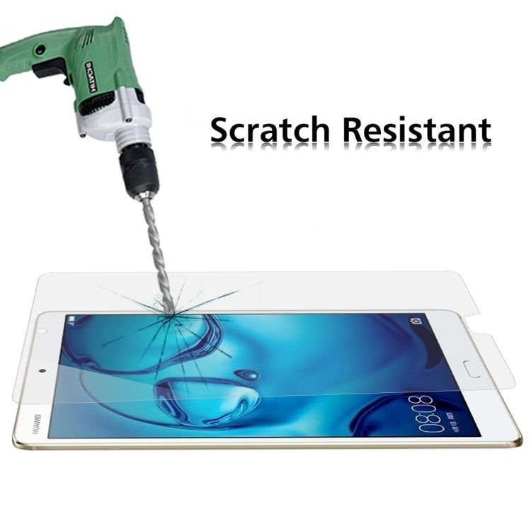For Huawei MediaPad M3 8.4 inch 0.3mm 9H Surface Hardness Explosion-proof Tempered Glass Film(Transparent)