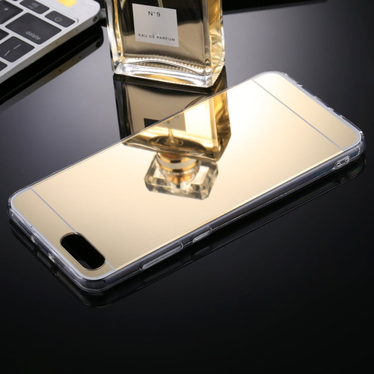 For Huawei Honor View 10 Acrylic + TPU Electroplating Mirror Protective Back Cover Case