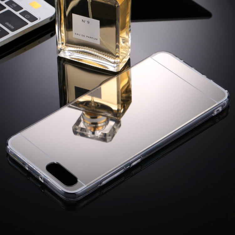 For Huawei Honor View 10 Acrylic + TPU Electroplating Mirror Protective Back Cover Case