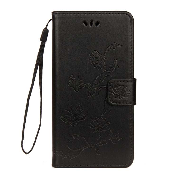 For Huawei P20 Lite Lotus Butterfly Pattern Horizontal Flip Leather Case with Holder & Card Slots & Wallet & Lanyard