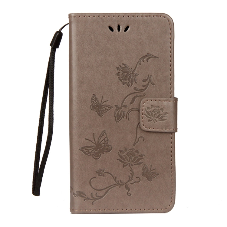 For Huawei P20 Lite Lotus Butterfly Pattern Horizontal Flip Leather Case with Holder & Card Slots & Wallet & Lanyard