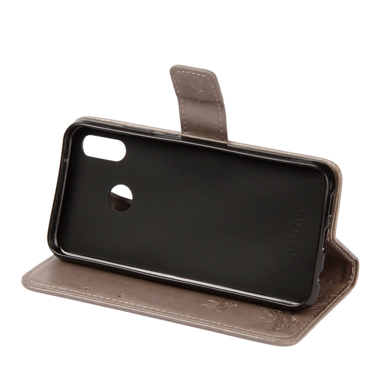 For Huawei P20 Lite Lotus Butterfly Pattern Horizontal Flip Leather Case with Holder & Card Slots & Wallet & Lanyard