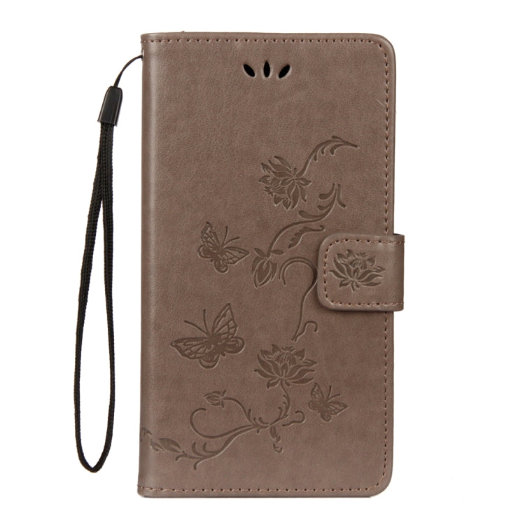For Huawei P20 Lotus Butterfly Pattern Horizontal Flip Leather Case with Holder & Card Slots & Wallet & Lanyard