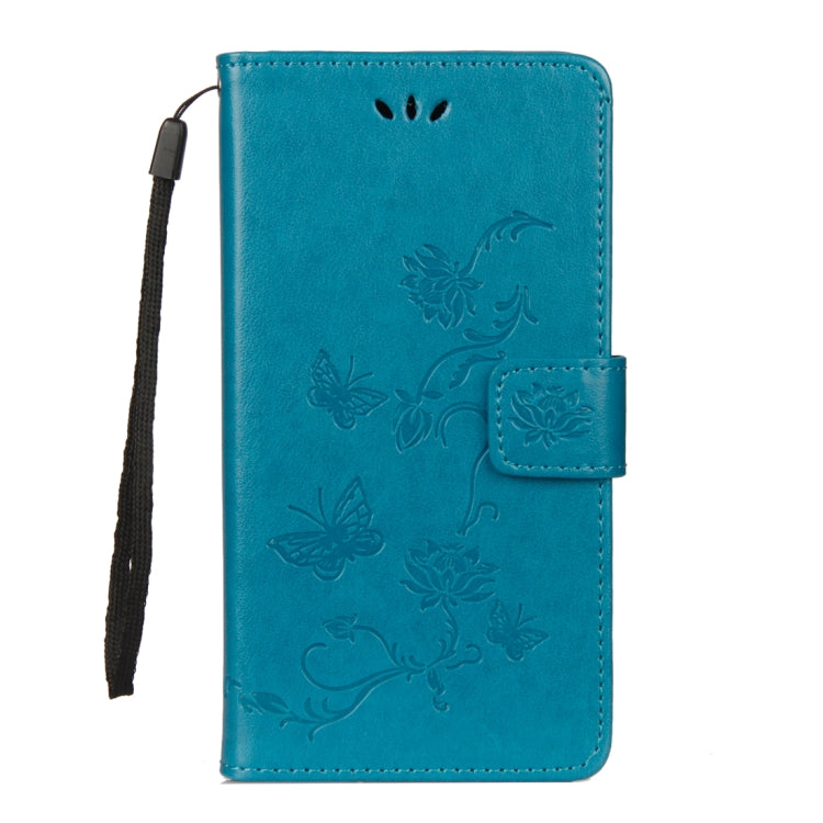 For Huawei P20 Lotus Butterfly Pattern Horizontal Flip Leather Case with Holder & Card Slots & Wallet & Lanyard